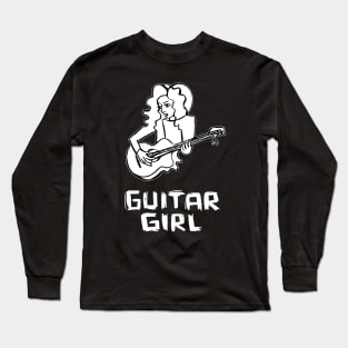 Guitar Girl Long Sleeve T-Shirt